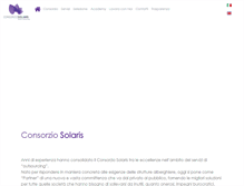Tablet Screenshot of consorziosolaris.com